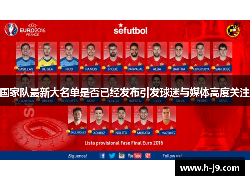 国家队最新大名单是否已经发布引发球迷与媒体高度关注 国家队最新大名单是否已经发布引发球迷与媒体高度关注